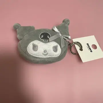 쿠로미 그레이 봉제 인형 파우치