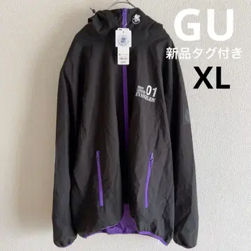 새상품 GU 에반게리온 윈드프루프 쉘 후드티 EVANGELION