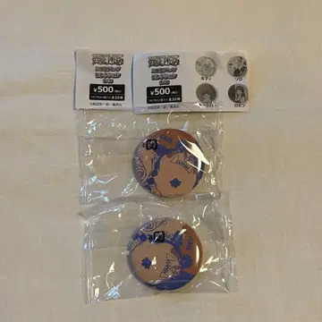 원피스 미니 캔뱃지 컬렉션 징베 점프샵 2개