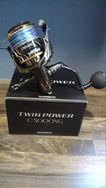 20 트윈 파워 C5000XG 4000mhg 교체 스풀, 릴 스탠드 포함