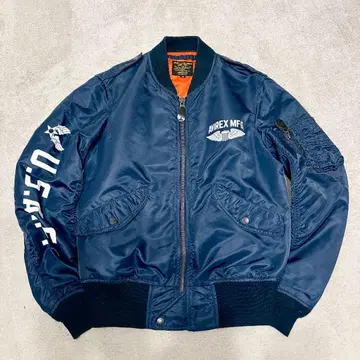 AVIREX 아비렉스 L-2A 플라이트 자켓 MA-1 네이비 M