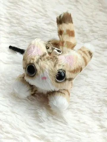 고양이 빈티지 앤티크 레트로 헤이세이 이어폰 잭 RONRON