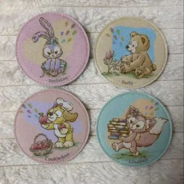 코스터 4개 더피 스텔라루 루나벨 쿠키앤