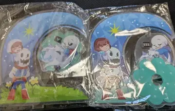 UNDERTALE 샌즈 파피루스 아크릴 스탠드 언더테일 2개
