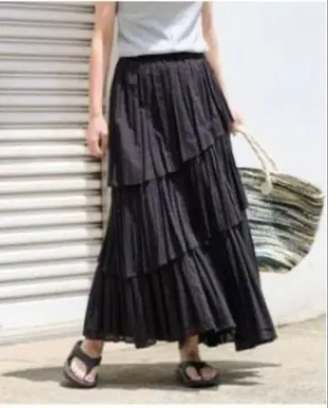 journalstandard relume 코튼 레이어드 스커트