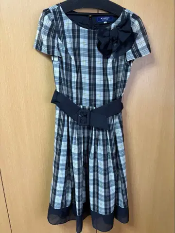 M'S GRACY 체크 무늬 반팔 원피스 36