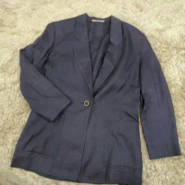 레트로 DAKS 린넨 테일러드 자켓 1개 버튼 일본제