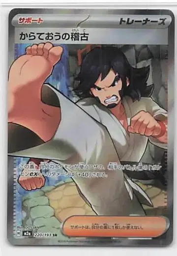 포켓몬 M2a 220/193 가라테가이 수련 SR