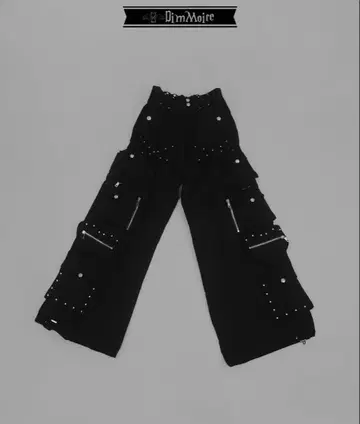 dimmoire 스터드 카고 팬츠