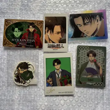 진격의 거인 리바이 묶음 판매 카드 스티커 클리어 카드