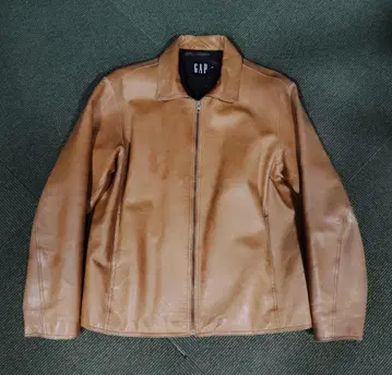 90s GAP 가죽 자켓 M 드리즐러 브라운