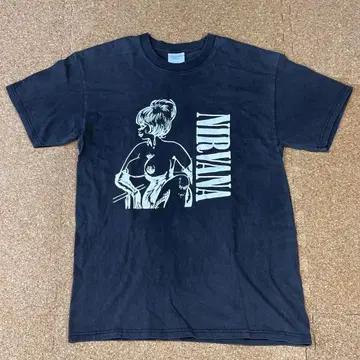 NIRVANA 빈티지 티셔츠 Hanes 택 없음