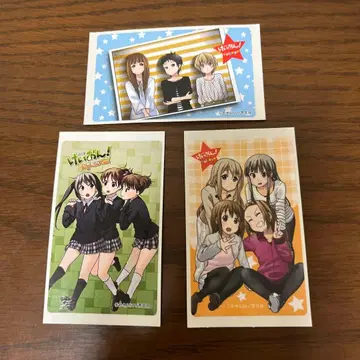 케이온! 스티커 3장 세트