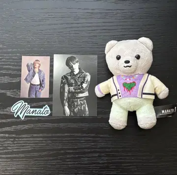 BE:FIRST 마나토 굿즈 세트 봉제 인형 트레이딩 카드 스티커