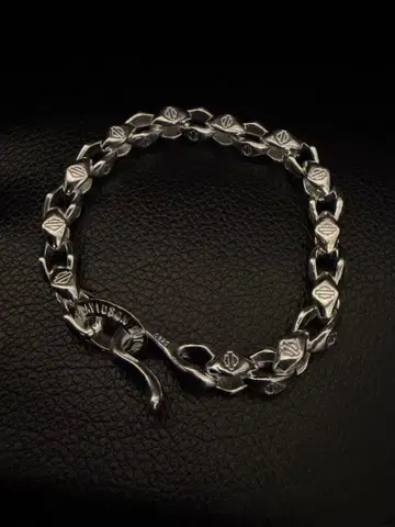 할리데이비슨 스컬 실버 s925 실버 팔찌