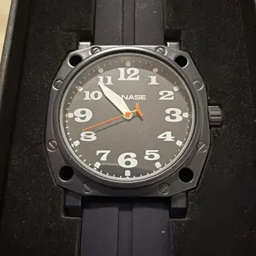 새상품급 YANASE 100주년 기념 손목시계 블랙 박스 포함 새상품급