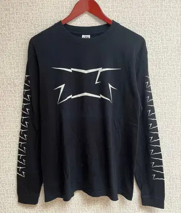 Tilt 틸트 긴팔 티셔츠 로고 프린트 롱 슬리브 블랙 M