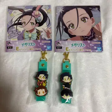 오카자키 히카루 제일복권 캠퍼스풍 보드 2종 + 포켓참 2종 메달리스트