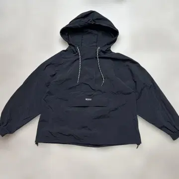 [새상품급] ROXY 아노락 후드티 블랙 S 로고 나일론 자켓
