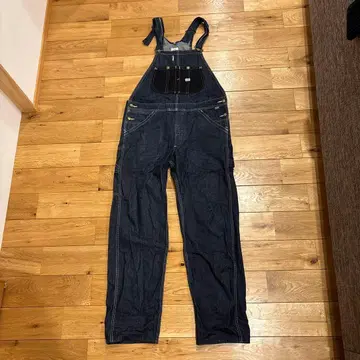 리 첨스 다크 데님 오버롤