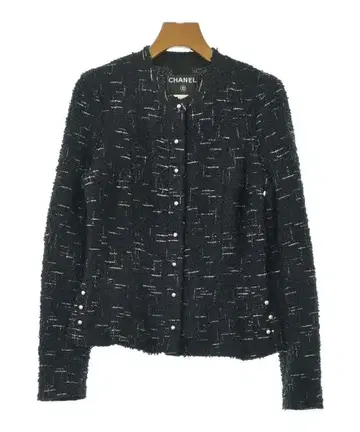 CHANEL 노카라 자켓 여성용