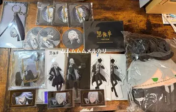 블랙 집사 장의사 언더테이커 아크릴 스탠드 캔뱃지 묶음 판매