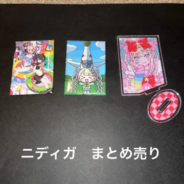 니디가 초텐짱 캔뱃지 아크릴 키링 묶음 판매