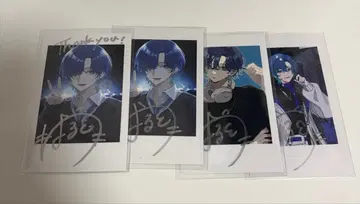 우타이테 STELLA 폴라로이드풍 트레이딩 카드 하루호 사인