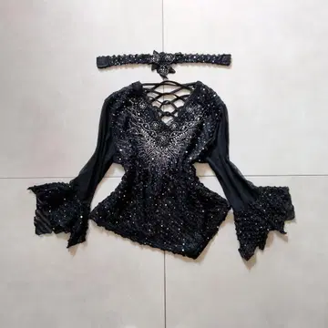 00s y2k 페어리 그런지 상의 펑크 사이버 초커 포함