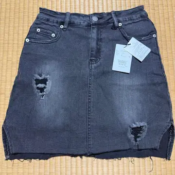 새상품 립 서비스 인팬츠 포함 미니 스커트 블랙