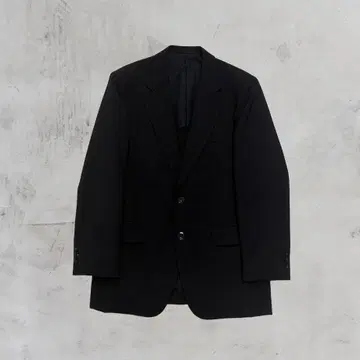 THREE-M 테일러드 자켓 블랙 울 구제 의류 자켓 블랙