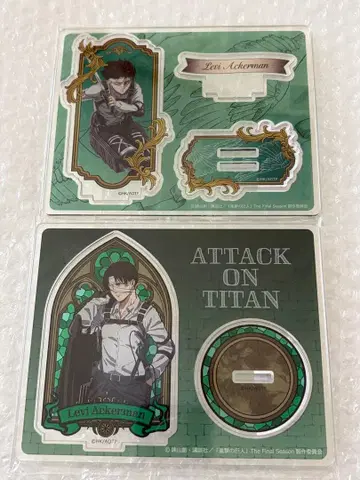 진격의 거인 신쿠이노베이션 아크릴 스탠드 리바이 2종