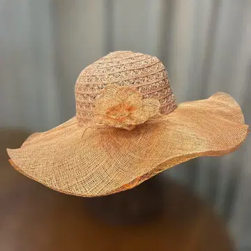 croissants de France 베이지 밀짚모자