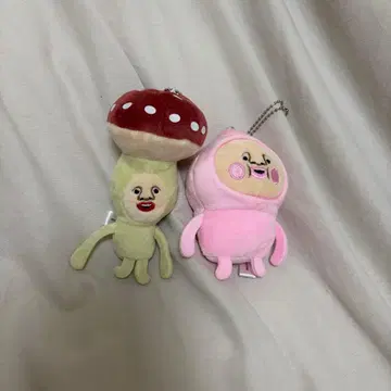 코비토즈칸 마스코트 키링 2종 세트 카쿠레모모지리 베니키노코비토