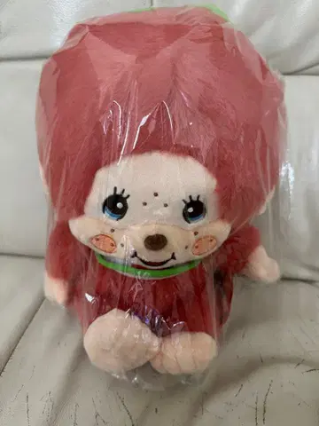 [미개봉 새상품] 몽치치 후르츠 L사이즈 봉제 인형 딸기