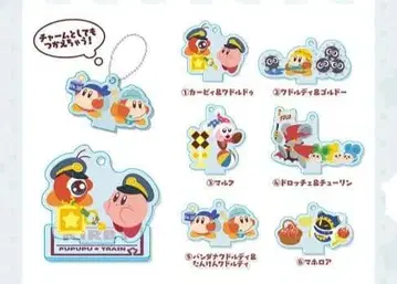 별의 커비 푸푸 트레인 역내 스탠드 컬렉션 전 6종 세트