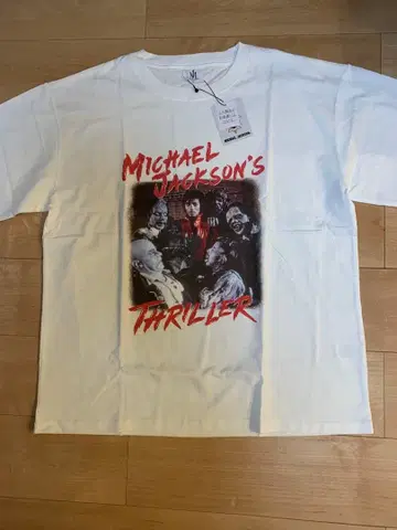 새상품 XL 마이클 잭슨 스릴러 T셔츠 GOOD ROCK SPEED