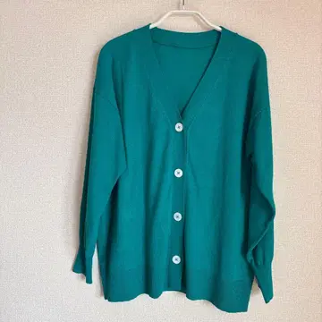 새상품급 aura de attirer 오라 데 아티르 라메 가디건 그린