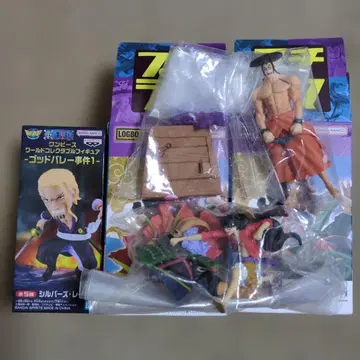 원피스 피규어 세트 푸치라마 2종 & 월드 컬렉션 실버즈 레이리