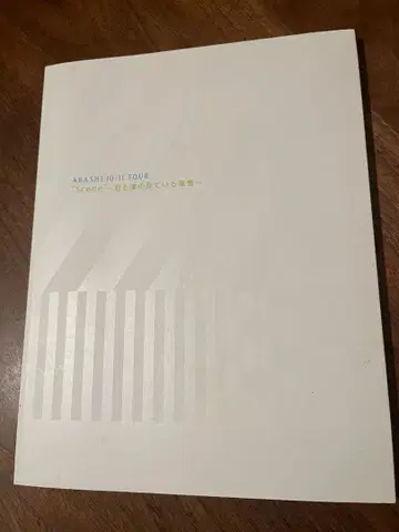ARASHI 10-11 TOUR 'Scene' 팜플렛