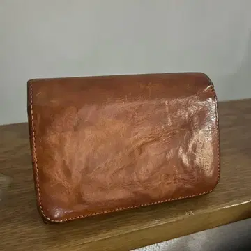 SOT 브라운 카멜 접이식 지갑