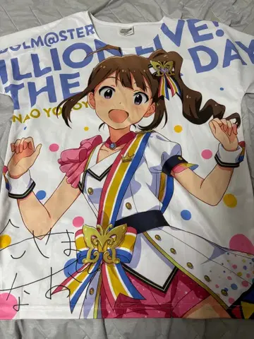 요코야마 나오 풀 그래픽 T셔츠 누벨 트리콜로르 사인 포함 ver