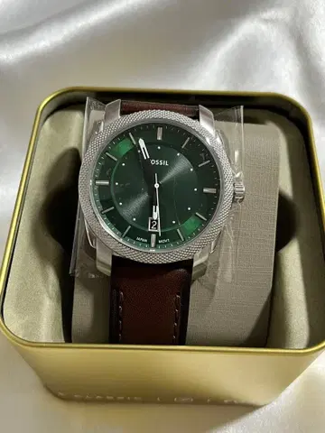 새상품 파슬 손목시계 남성용 아날로그 가죽