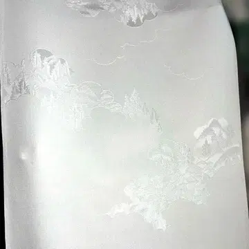 단고 크레이프 원단 기모노 옷감 화이트 베이스 일본 의류 순수 실크