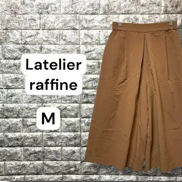 라트리에 라피네 Latelier raffine 가우초 팬츠 M 브라운