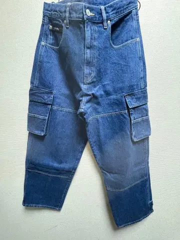 FUBU 카고 팬츠 데님 블루 34