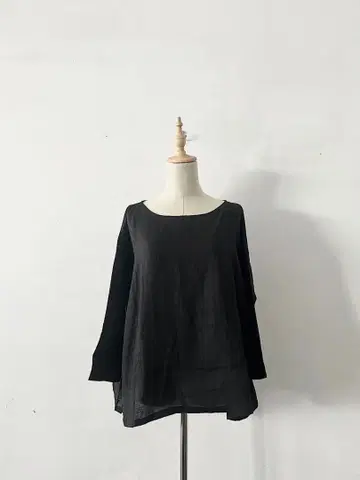 [ 새상품급 ] Veritecoeur 린넨 풀오버 블라우스