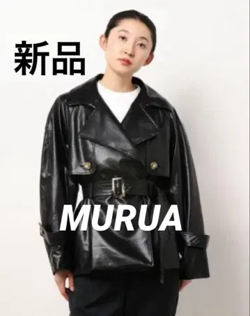[ 미사용 새상품 ] MURUA 가죽 자켓