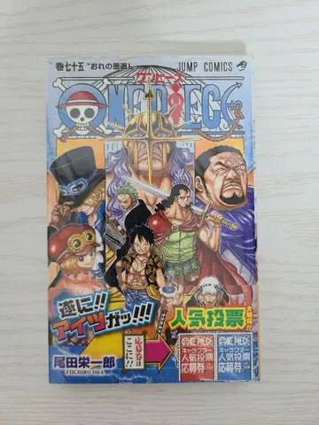 원피스 75권 비닐 미개봉 초판