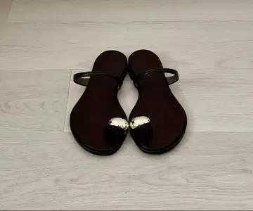 LE TALON 메탈 삼링 샌들